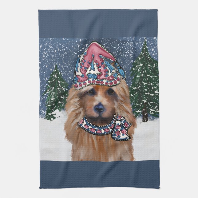 Australischer Terrier Geschirrtuch (Vertikal)