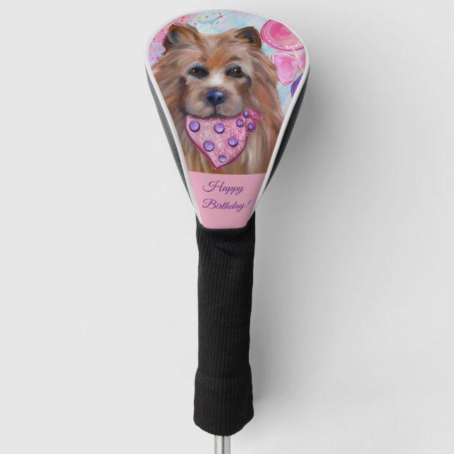 AUSTRALISCHER TERRIER GOLF HEADCOVER (Vorderseite)