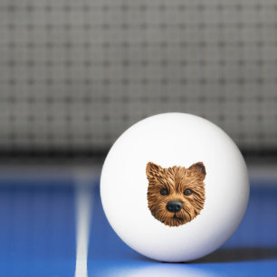 Australischer Terrier Hund 3D Inspiriert Tischtennisball