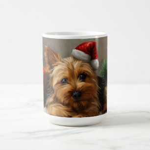 Australischer Terrier Hund Weihnachtsfest Kaffeetasse