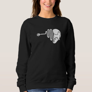 Australischer Terrier-Hundefuß Herzschlag Tierbesi Sweatshirt