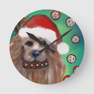AUSTRALISCHER TERRIER RUNDE WANDUHR