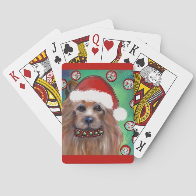 AUSTRALISCHER TERRIER SPIELKARTEN (Rückseite)