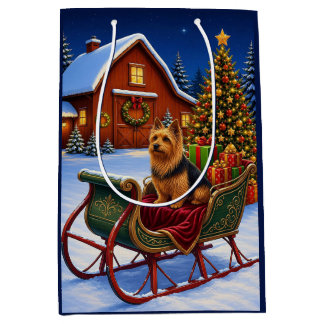 Australischer Terrier Urlaub Mittlere Geschenktüte