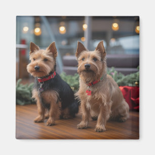 Australischer Terrier Weihnachtskreuzfahrt: Pawsom Magnet