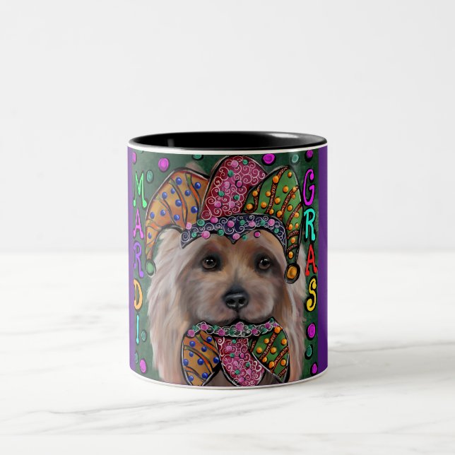 AUSTRALISCHER TERRIER ZWEIFARBIGE TASSE (Mittel)