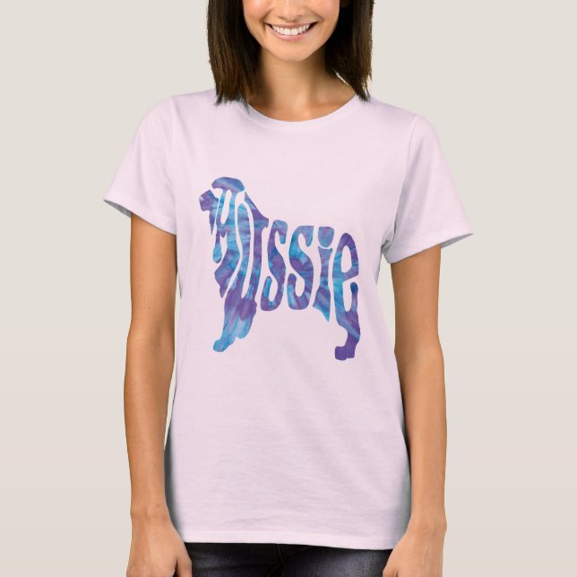 Australischer Tie Dye Frauen T-Shirt (Vorderseite)
