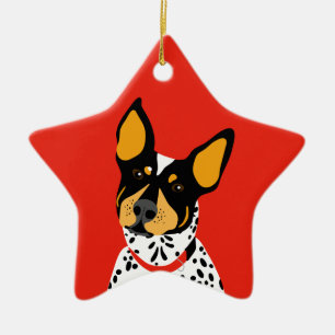 Australischer Tierzüchterhund-Schmuck Keramik Ornament