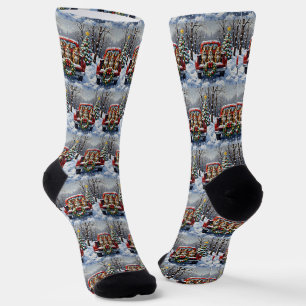 Australischer Tierzüchterhund Weihnachten Rotes La Socken