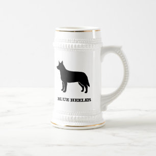Australischer Treibhund Bierglas