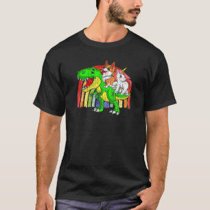 Australischer Treibhund Einhorn Dinosaurier Rex T-Shirt