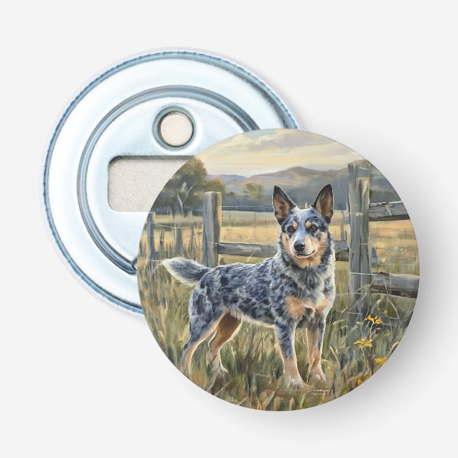 Australischer Treibhund Flaschenöffner (Vorderseite)