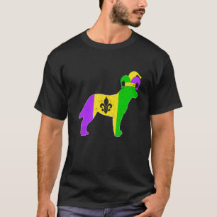 Australischer Treibhund Mardi Gras Karneval Lustig T-Shirt