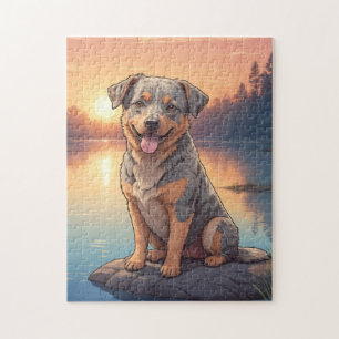 Australischer Treibhund Puzzle