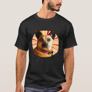 Australischer Treibhund Rote Heeler Retro Vintage T-Shirt