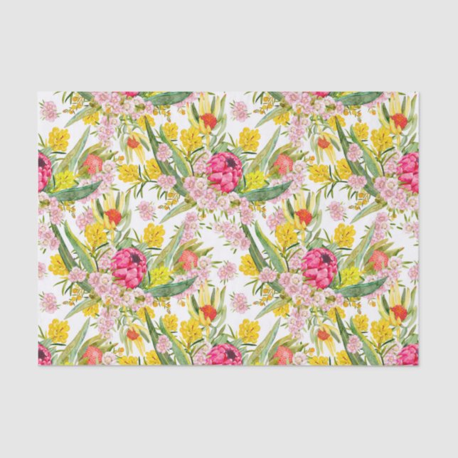 Australischer TropenSummer Seidenpapier (Vorderseite)