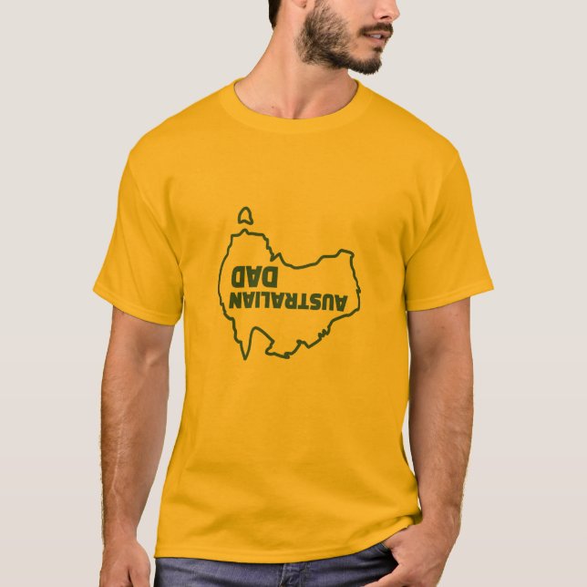 Australischer Vater - ein lustiges Shirt für den (Vorderseite)