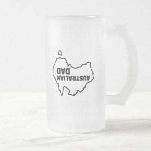 Australischer Vater - Funny Beer Tasse für einen 