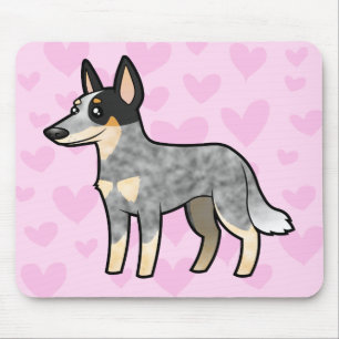 Australischer Vieh-Hund/Kelpie-Liebe Mousepad