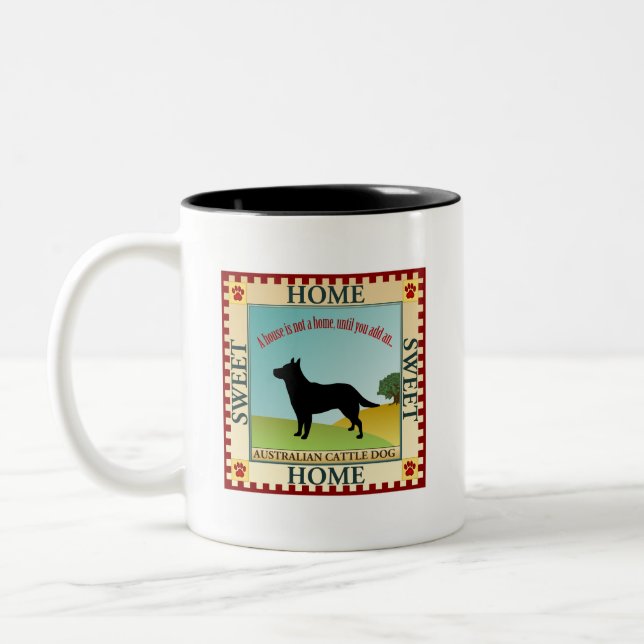 Australischer Vieh-Hund Zweifarbige Tasse (Links)