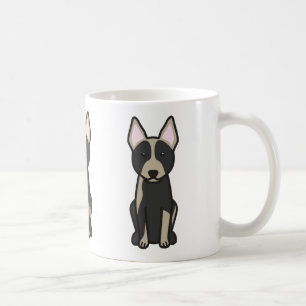 Australischer Vieh-HundeCartoon Tasse