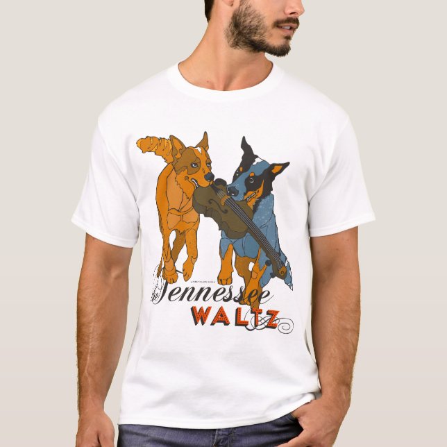 Australischer Vieh-Hundetennesseewaltz-T - Shirt (Vorderseite)