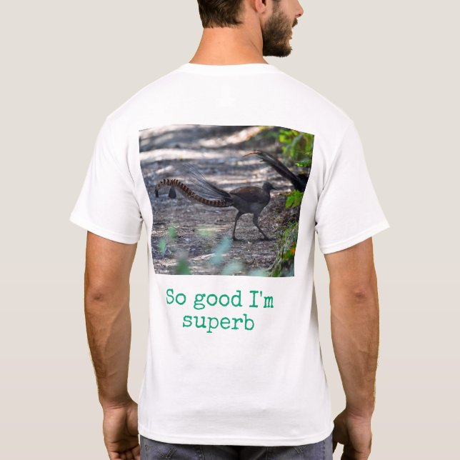Australischer Vogelprint T-Shirt (Rückseite)