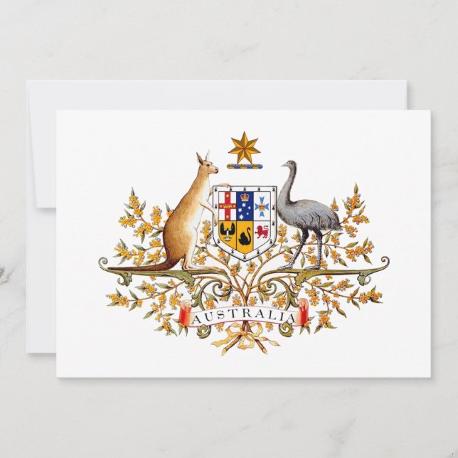 Australischer Wappen (Vorderseite)
