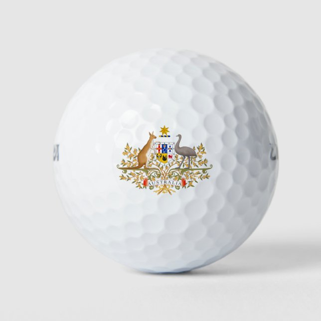 Australischer Wappen Golfball (Vorderseite)
