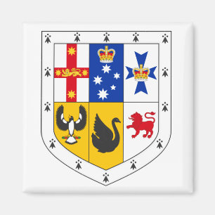 Australischer Wappen Magnet