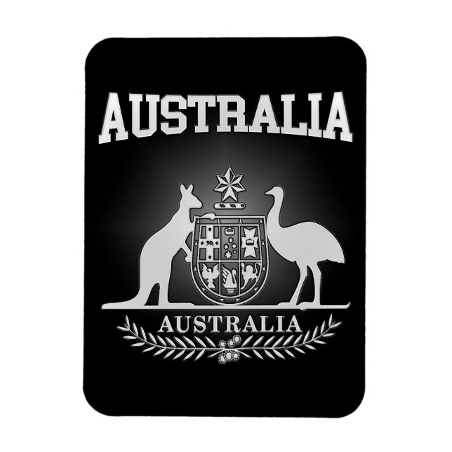 Australischer Wappen Magnet (Vertikal)
