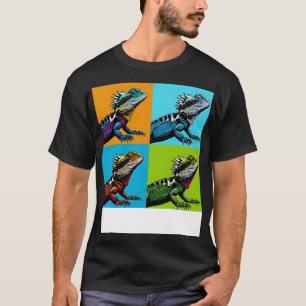 Australischer Wasserdrache Art Cool Lizard T-Shirt