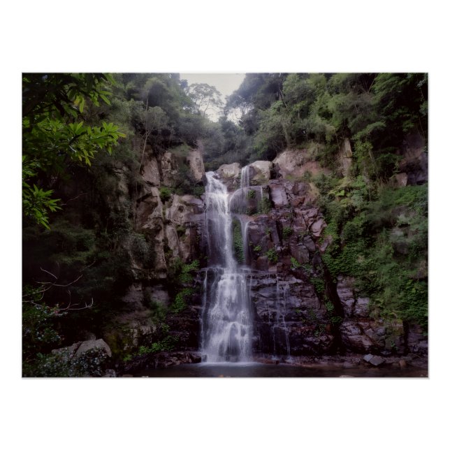 Australischer Wasserfall Poster (Vorderseite)