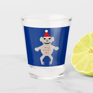 Australischer Weihnachts-Koala-Bär Schnapsglas