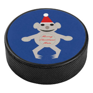 Australischer Weihnachts-Koala Bear Hockey Puck
