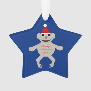 Australischer Weihnachtskoala-Bär - Akryler Orname Ornament