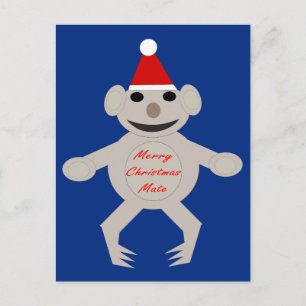 Australischer Weihnachtskoala-Bär Postcard Feiertagspostkarte