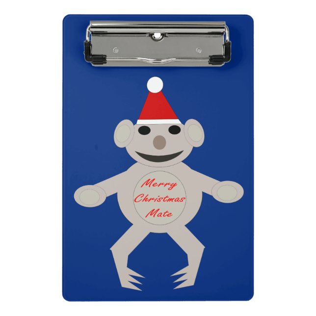 Australischer Weihnachtskoala Bear Mini Clipboard Klemmbrett (Vorderseite)