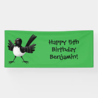 Australischer Willie Wagtail Cartoon
