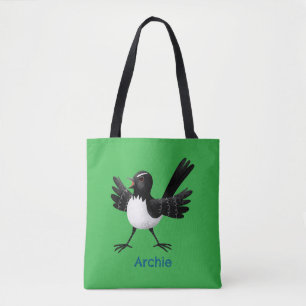 Australischer Willie Wagtail Cartoon personalisier