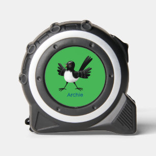 Australischer Willie Wagtail Cartoon personalisier Maßband