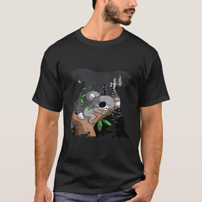 Australischer Zoo Keeper Koala Bear T-Shirt (Vorderseite)