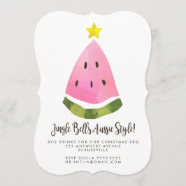 Australisches Aussie Summer Christmas Xmas GRILLEN Einladung