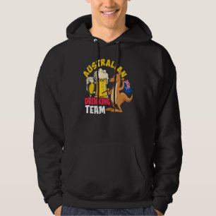 Australisches Bier trinkendes Team Australien-Tag Hoodie