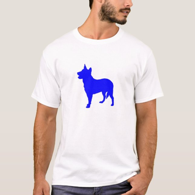Australisches blaues Heeler T-Shirt (Vorderseite)
