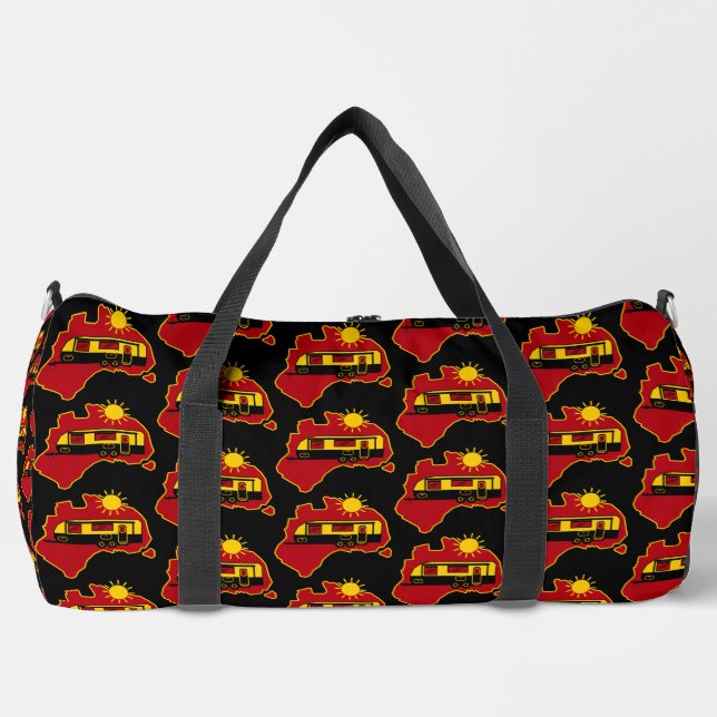 Australisches Caravan-Camping Duffle Bag (Vorderseite)