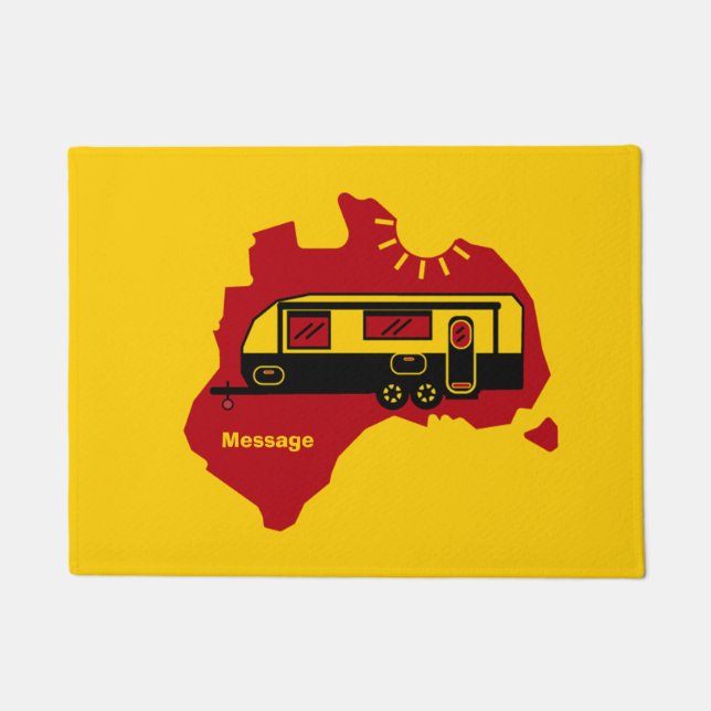 Australisches Caravan-Camping Fußmatte (Vorderseite)