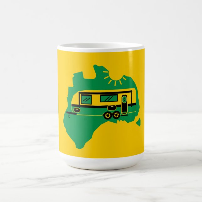 Australisches Caravan-Camping Kaffeetasse (Mittel)