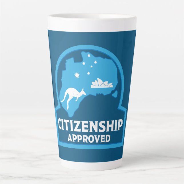 Australisches Citizenship Party - Geschenke Milchtasse (Vorderseite)