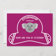 Australisches Citizenship Party Herzlichen Glückwu